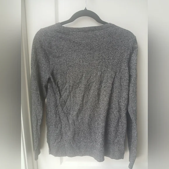 Old Navy Charcoal Knit Pullover Medium - Picture 3 of 3